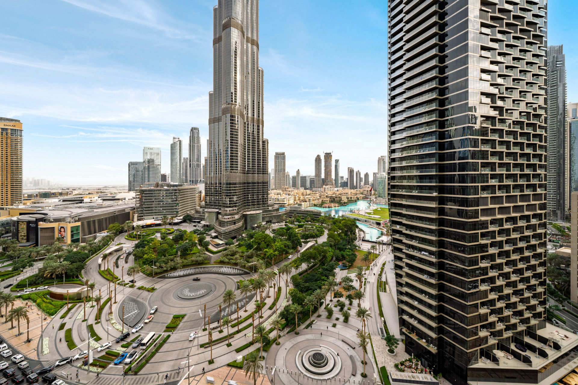 Dubai skyline from ARQA Vista
